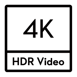 高品質4K/60fps HDR動画撮影、両カメラ共に対応