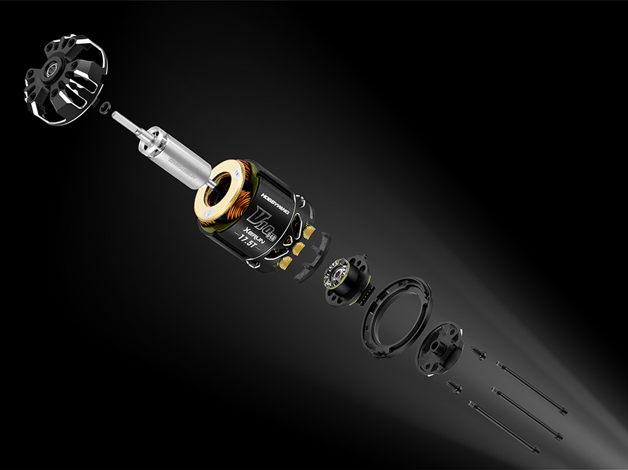 HOBBYWING | XERUN-V10 G4R ブラシレスモーター | 高品質材料の採用、効率と放熱性を高める最新デザイン