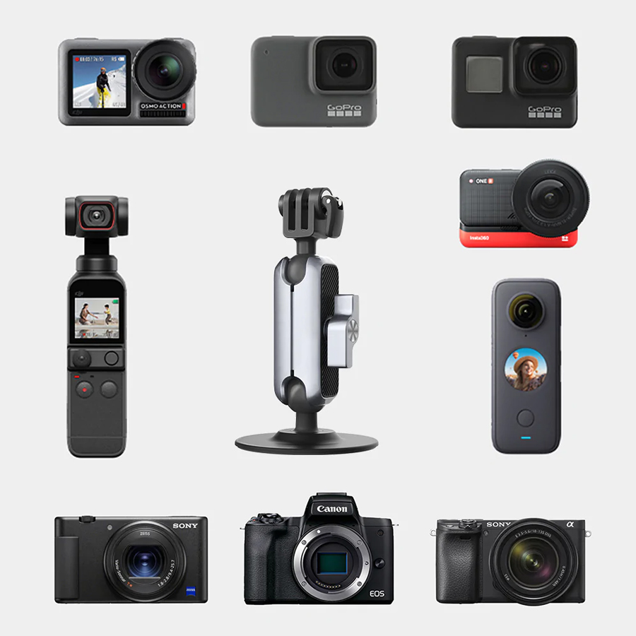 PGYTECH (ピージーワイテック) |  アクションカメラ用 粘着マウント  | GoPro シリーズ, Insta One R/X/X2, Osmo Pocket/Pocket 2, Osmo Actionのようなアクションカメラに最適です