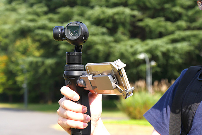 4K動画撮影対応ジンバルスタビライザー付きカメラ「DJI OSMO」をご紹介 